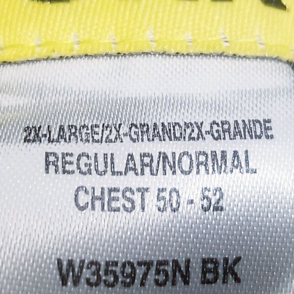 Walls Chore Jacket Men XXL Black Hooded Insulated Workwear Vtg Canvas Barn Coat - Picture 5 of 5